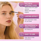 Eyelash & Eyebrow Color Kit, Professional Instant Lash & Brow Color Kit, Easy to Use with Natural Results, DIY Hair Coloring Eye Brow & Eye Lash Set for Beginner Salon Beauty 7ml (Black)