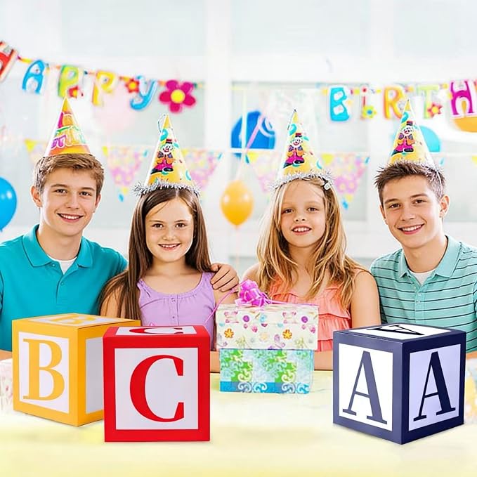 3 pcs ABC Friend Street Balloon Boxes, ABC Alphabet Graduation Party Favor - Image 4
