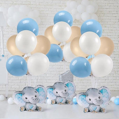 12 Sets Elephant Baby Shower Balloon Stand Kit - Image 8