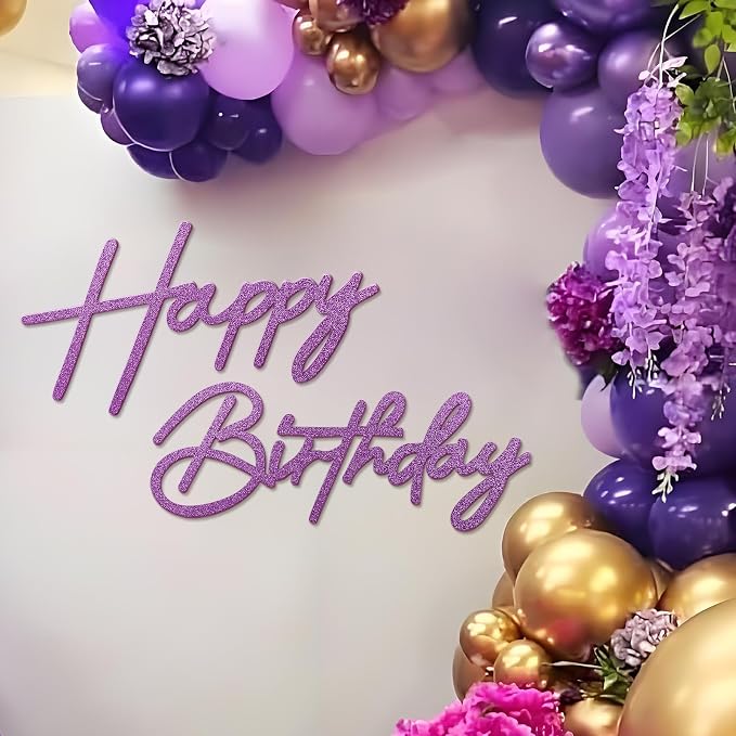 Happy Birthday Sign for Backdrop by MASTRON