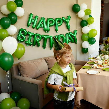 Happy Birthday Balloon Banner Set -16 Inch Foil Letters Balloons, Reusable - Image 4