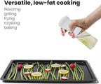 Mistifi oil spray PET bottle 200ml Upgraded Version.Fine Mist Spray Bottle for Air Fryer, Olive Oil, Avocado Oil, Healthy Nonstick Frying, Commercial & Home Kitchen Use (PS601　1Pc)
