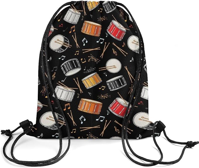 Water Resistant Drawstring Backpack Gym String Bag - Image 2