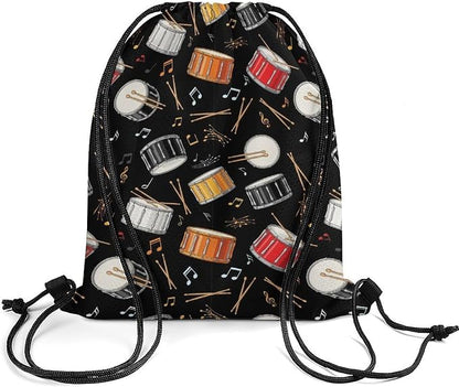 Water Resistant Drawstring Backpack Gym String Bag - Image 2