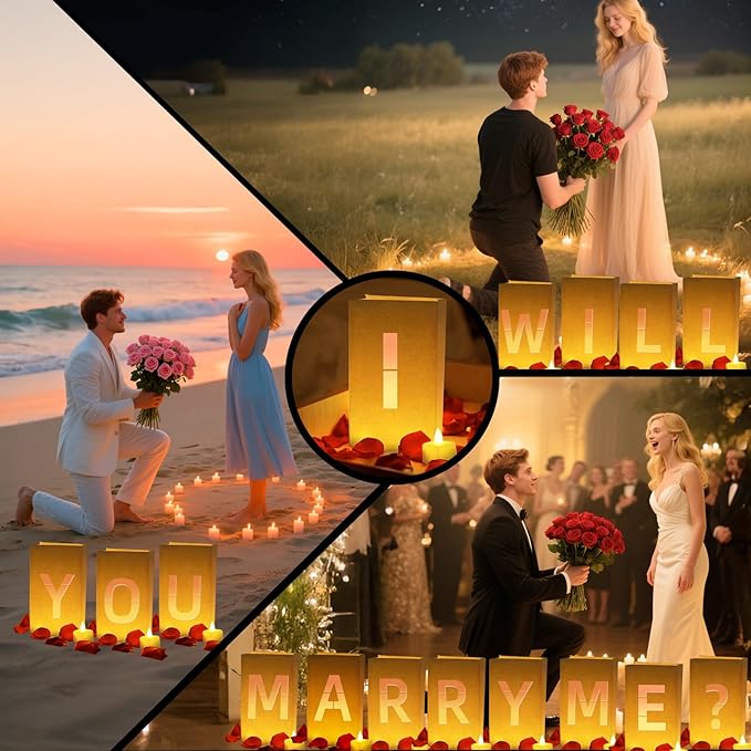 Will You Marry Me ? Light Up Letters, Include Light up Letters, - Image 4