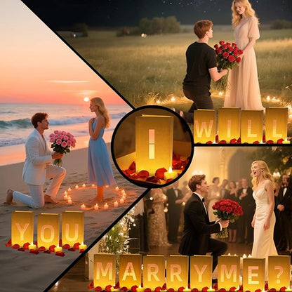 Will You Marry Me ? Light Up Letters, Include Light up Letters, - Image 4