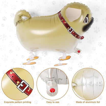 6 Pcs Walking Dog Balloons for Kids, Animal Birthday Balloons, Walking Animal - Image 5