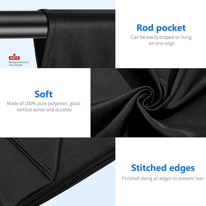 NEEWER 10 x 12FT / 3 x 3.6M PRO Photo Studio Premium Polyester Collapsible - Image 6