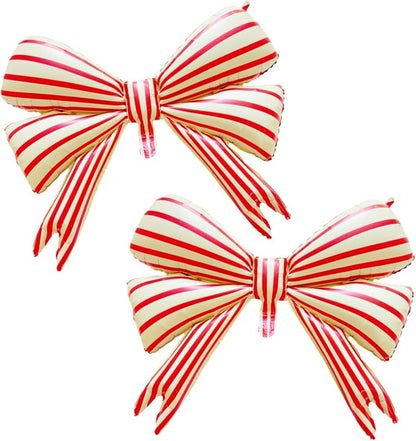 2 pcs Big Bow Balloons Yellow by Kwuz