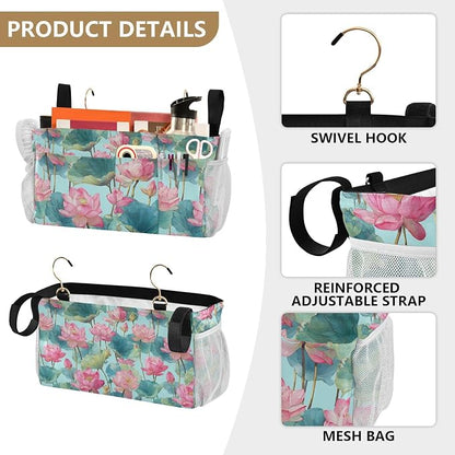 Bedside Caddy Hanging Bunk Bed Caddy Bed Organizer Hanging Pocket - Image 5