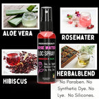 Hibiscus and Aloe Vera Hair Growth Spray for Dreadlocks and Loose Hairstyles Hair Care Treatment – Hydrate Dry Damaged Hair