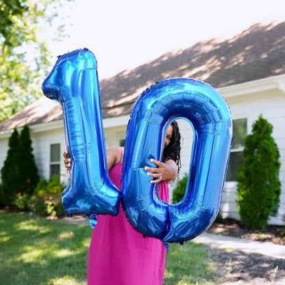 Navy Blue 0 Balloon - Image 7