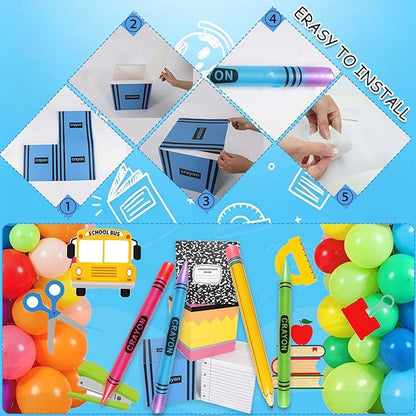 15Pcs Giant Back to School Decorations - Image 6