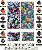 Headband Neck Gaiter Head Wrap Headwear Face Mask Magic Scarf Bandana for Men and Women