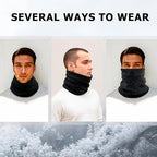 3 Pack Winter Neck Warmer & Ski Mask for Men Women Thermal Warm Fleece Face Mask Neck Gaiter Scarf Gift
