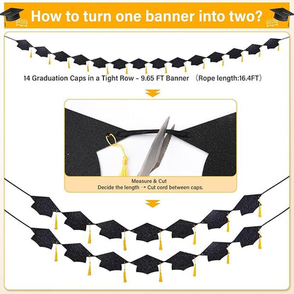 Graduation Banner 2026 Graduation Decorations, Pre-Strung We Are So Proud of - Image 6