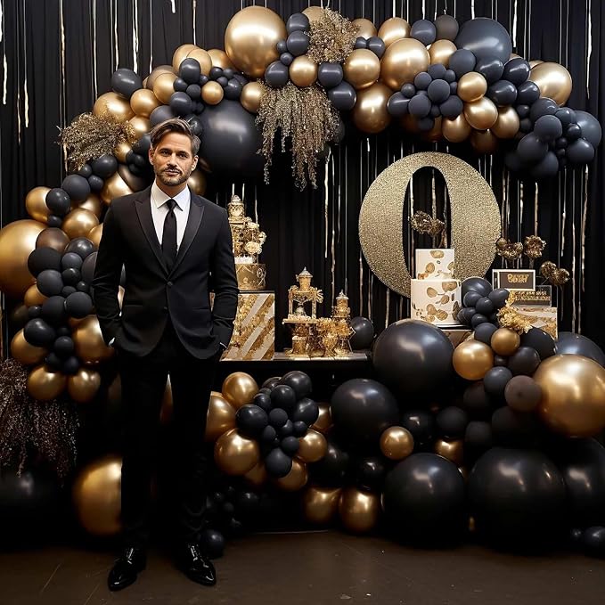 12 Inch Metallic Gold Balloons, Baby Shower, Graduate Party Decorations - Image 6