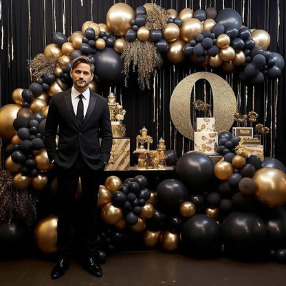 12 Inch Metallic Gold Balloons, Baby Shower, Graduate Party Decorations - Image 6