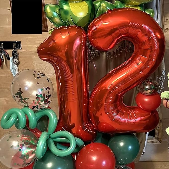 40 Inch 2nd Birthday Number Balloon, 20 years old Birthday Party Decor - Image 6