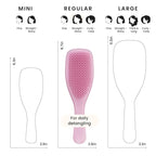 Tangle Teezer Ultimate Detangler Brush for Wet & Dry Hair, Eliminates Knots & Reduces Breakage for All Hair Types, Amazon Exclusive Rosebud