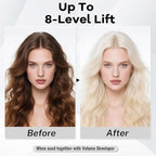 Hair Bleach 500g / 17.41oz, Large Capacity Salon Grade Bleach for Hair, Mild Bleach Powder Quickly Remove Hair Color, Refreshing Create Fashionable Styling