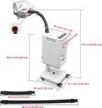 Hair Steamer Micro Mist Scalp Detoxify for Hair Wash Reclining Chair Bed Attachment Professional Hair Care for Salon SPA Barber Shop (LED Deco Draw 6th Gene White)