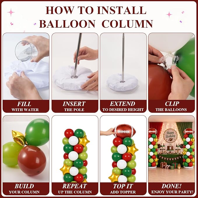 Balloon Towers Set of 2, Balloon Column Stand - Image 6