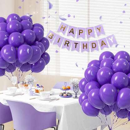 Purple Balloons 12 inch, Baby Shower, Birthday Party Decorations - Image 8