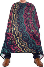 ALAZA Tribal Mandala Barber Cape for Men Women, Waterproof Haircut Apron Beard Shaving Bib Hair Cutting Cloth 55 x 65 Inch
