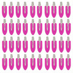 No Crease Hair Clips Makeup Pin Curl Clip Bulk 40Pcs Multicolor No Bend Dent Bang Creaseless Hair Clips for Makeup Application Bangs Hairpin Setting Pins Clip for Women Styling (Rose Pink)