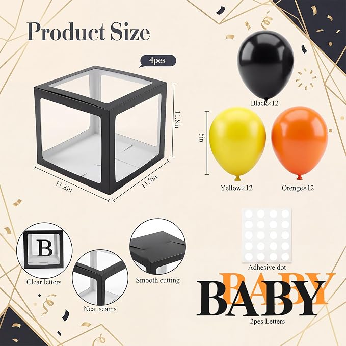 Zhanmai Baby Shower Balloon Boxes - Image 2