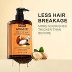 Argan Oil for Hair, Pure and Natural Morocco Argan Oil, Argon Oil For Hair, Scalp, Face & Skin Care, 100% Cold Pressed Hair Conditioner, Unrefined Argon Nails Carrier Oil (16 Fl Oz)