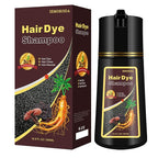 Dark Coffee Hair Dye Shampoo 3 in 1, Natural Brown Hair Color for Men & Women, Long Lasting Shampoo Para Canas for All Hair Types, Easy to Use Herbal Brown Dye, 16.9 Fl Oz (Dark coffee)