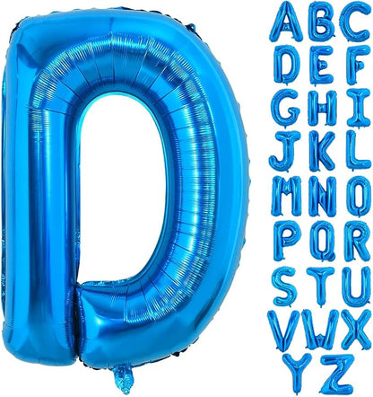 TONIFUL 40 Inch Large Blue Letter D Foil Balloons Alphabet Balloons | Giant by TONIFUL
