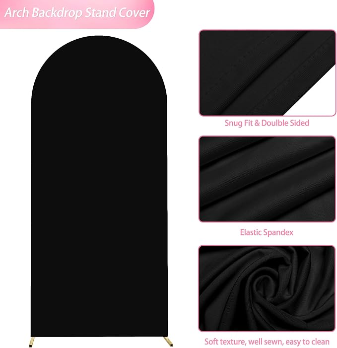 6FT Arch Backdrop Stand and Cover Set, Arch Stand - Image 4