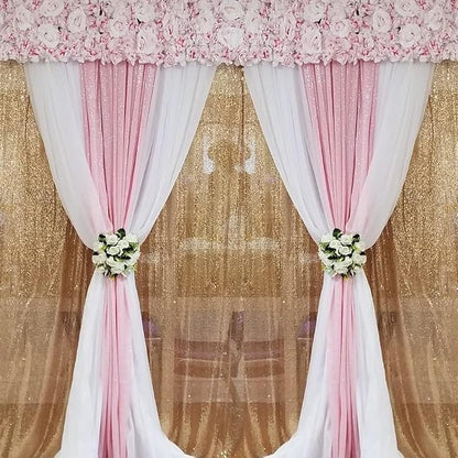 Pink Sequin Backdrop for Party Decor 10FTx10FT | 1 Panel, Glitter Sequin - Image 7