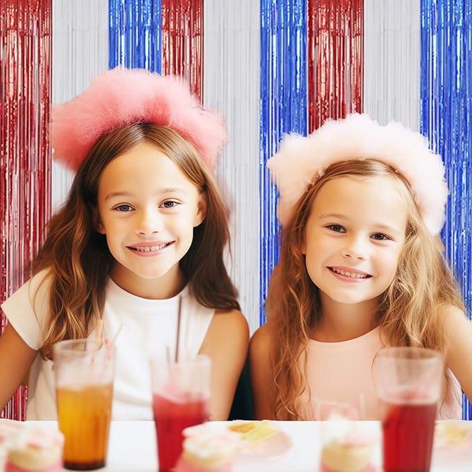 DECOCKRAT 2 Pack Foil Fringe Backdrop - Image 6