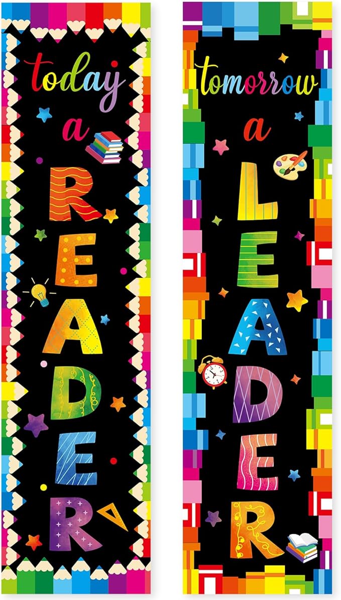 Classroom Reading Poster Decorations, Reading Sign by Sideim