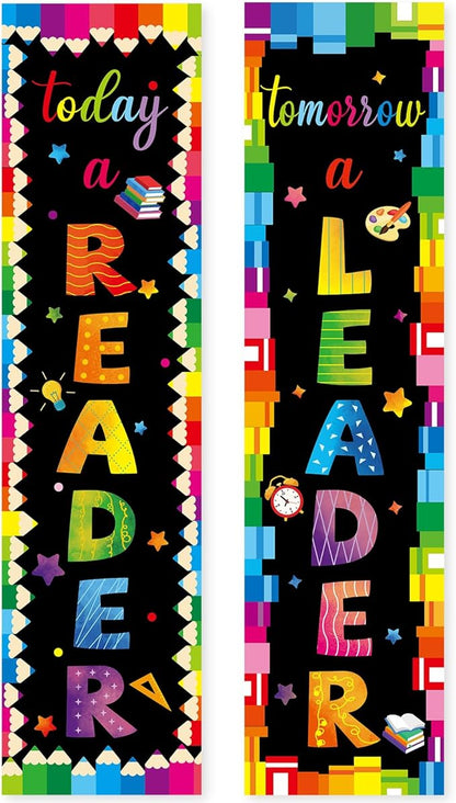 Classroom Reading Poster Decorations, Reading Sign by Sideim