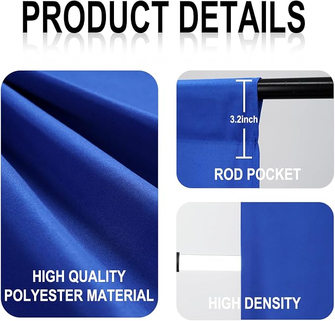 GFCC 5FTx7FT Royal Blue Backdrop Background - Image 3