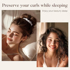 LULUSILK Silk Scrunchies for Hair Sleep, 100% Real Mulberry Silk, No Damage Hair Ties for Women and Girls, Black White and Light Brown, Pack of 3