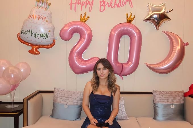 40 inch Pink Number 9 Balloon - Image 7