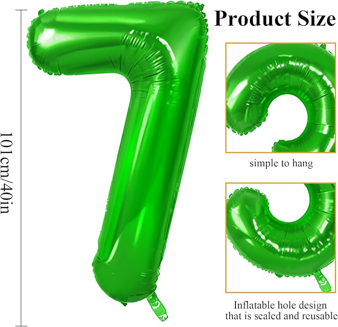 Number 57 Balloons for 57th Birthday Party Decorations, 0-100 Large No.57 - Image 2