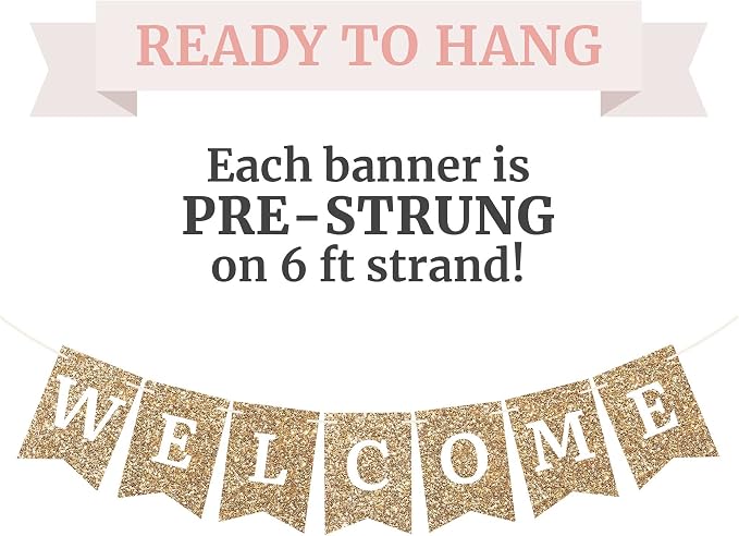 Pre-Strung Welcome Banner - Image 3