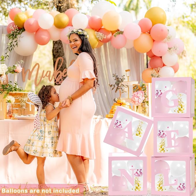 Pink Transparent Balloon Boxes - Image 4