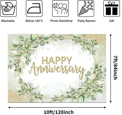 Happy Anniversary Backdrop - Image 2
