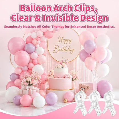 10 Pack Balloon Arch Clips, 3.5'' Large Plastic Clips Supplies - Image 4