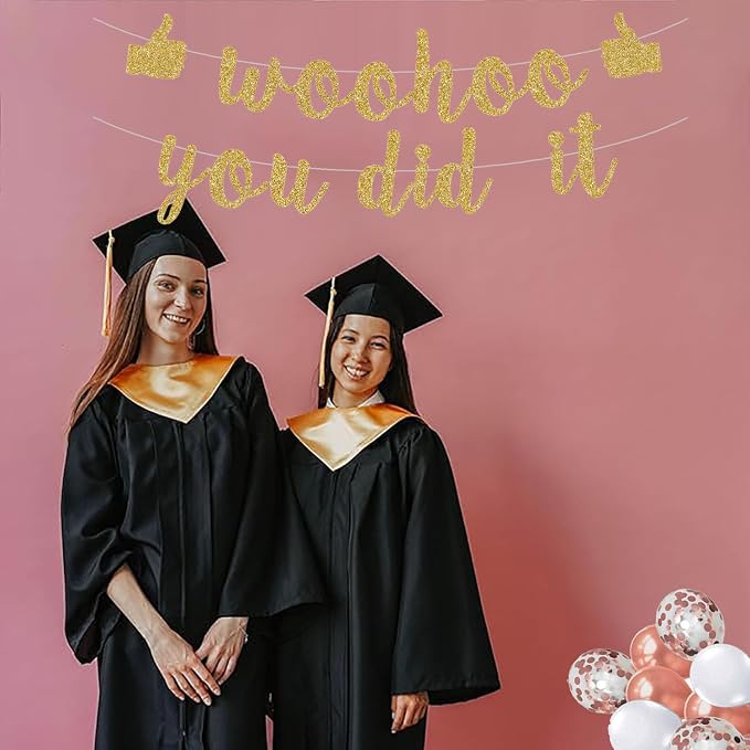 ENILSA Woohoo You Did It Banner, We are So Proud of You, Congrats Grad 2024 - Image 4