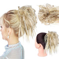 HMD Tousled Updo Messy Bun Hair Piece Hair Extension Ponytail With Elastic Rubber Band Updo Extensions Hairpiece Synthetic Hair Extensions Scrunchies Ponytail Hairpieces for Women 85H88#