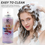 White Temporary Hair Color Spray, SOVONCARE Natural Hair Wax Dye Spray for Kids Halloween, Christmas Party, Cosplay -On 1-Day Washable 120ML